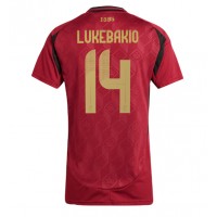 Maglie da calcio Belgio Dodi Lukebakio #14 Prima Maglia Femminile Europei 2024 Manica Corta